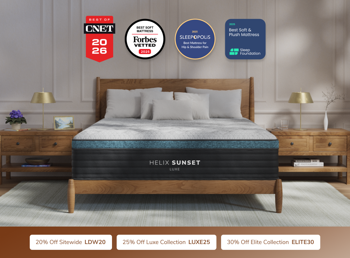 Helix Sunset Luxe White/Black Mattress