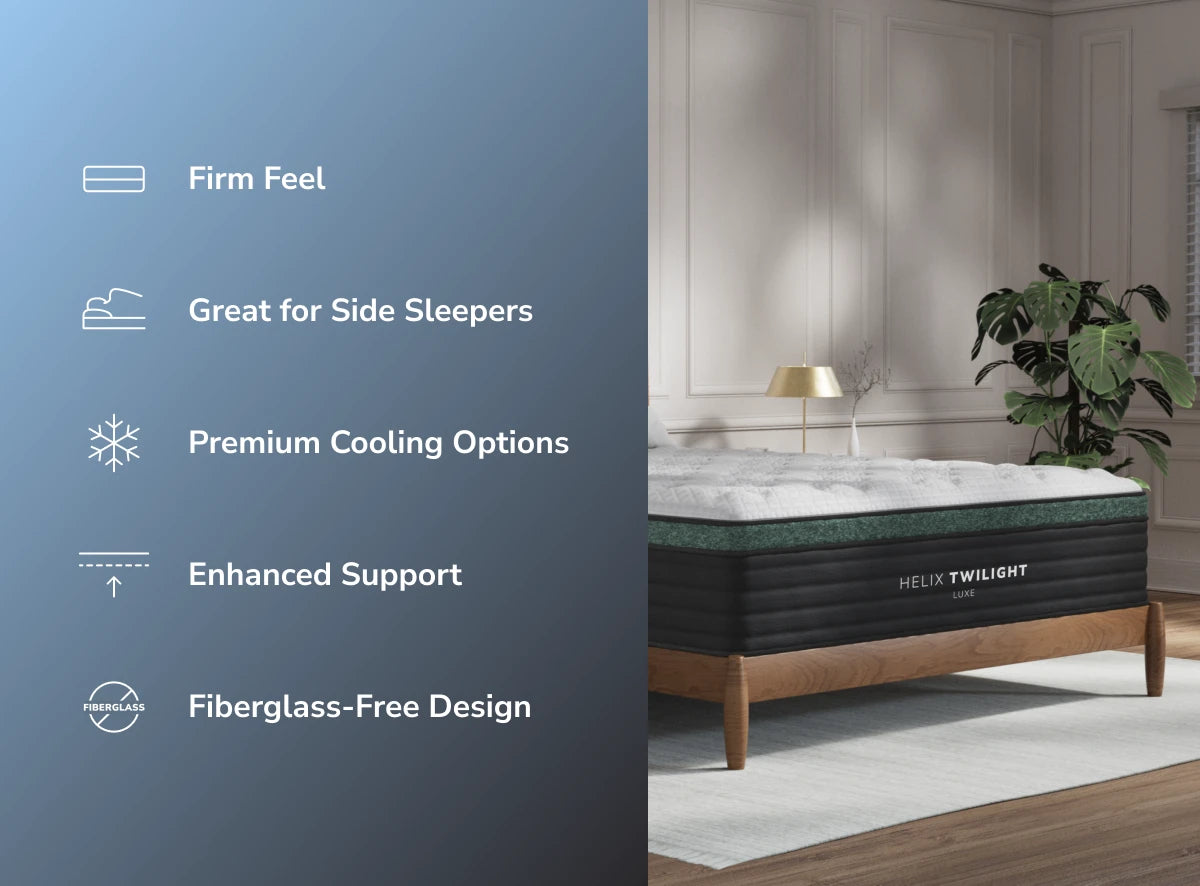 Helix Twilight Luxe White/Black Mattress