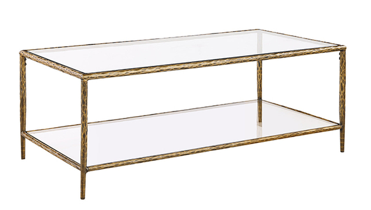 Helma Matte Gold Coffee Table - Ornate Home