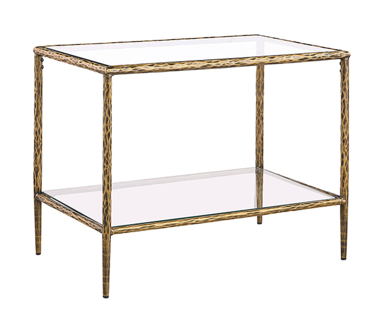 Helma Matte Gold End Table