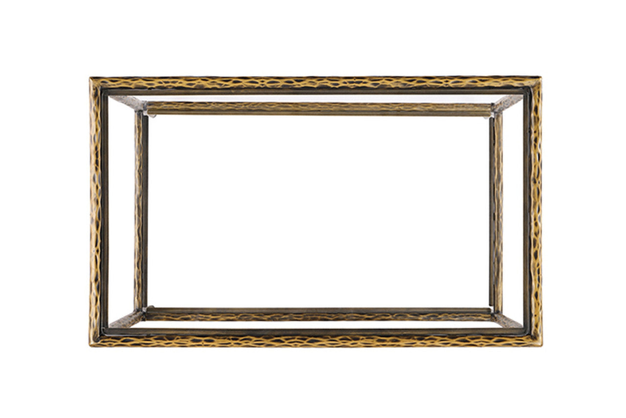 Helma Matte Gold End Table