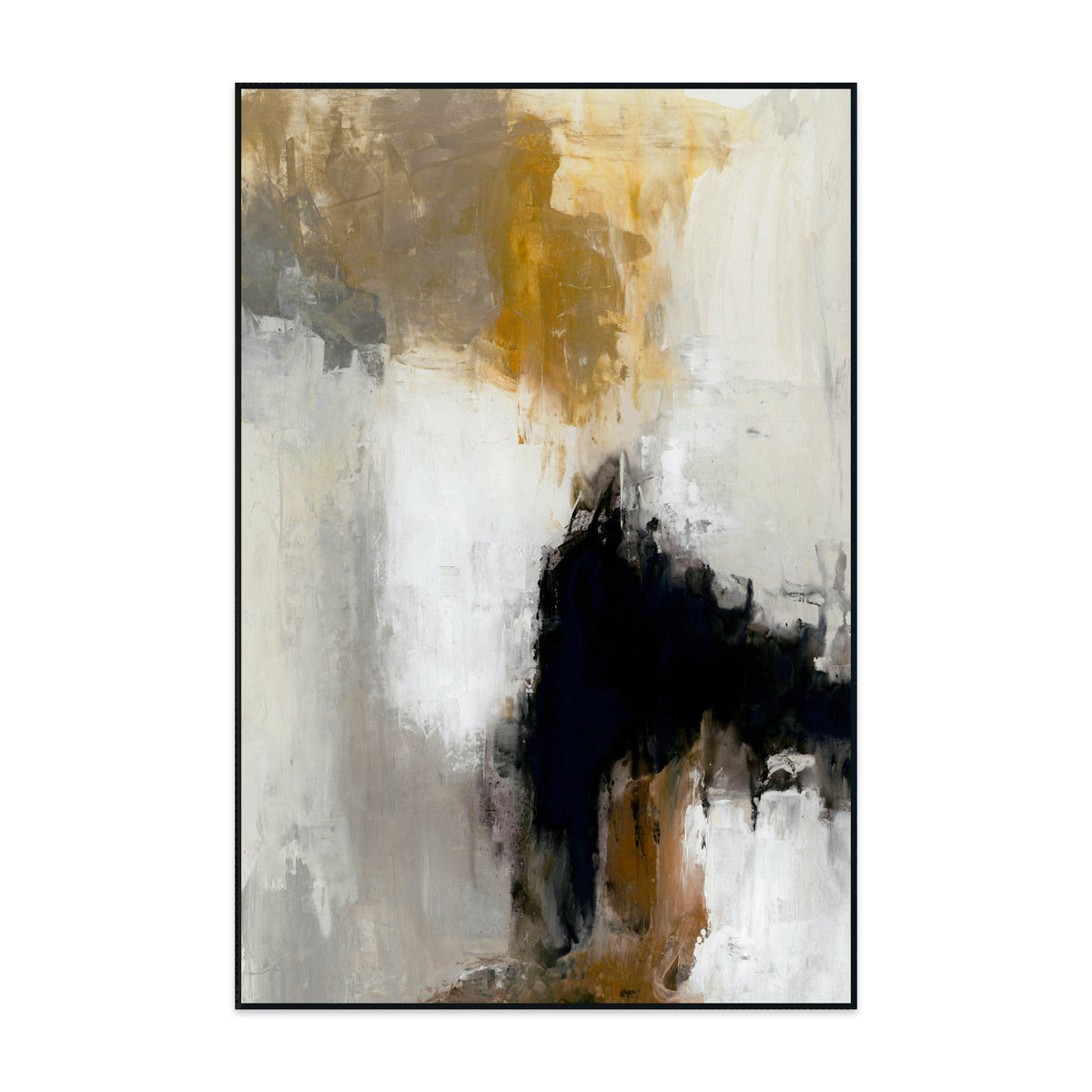 Hemisphere Black Painting Art by Buddy Whitlock - Ornate Home
