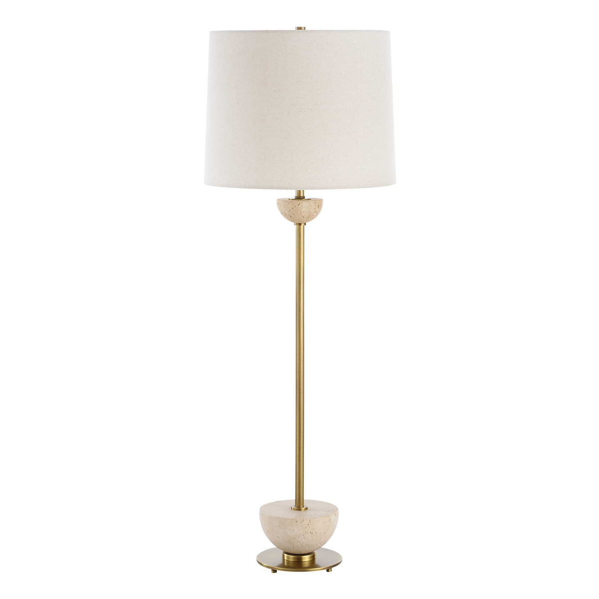 Hemisphere Brass Buffet Lamp - Ornate Home