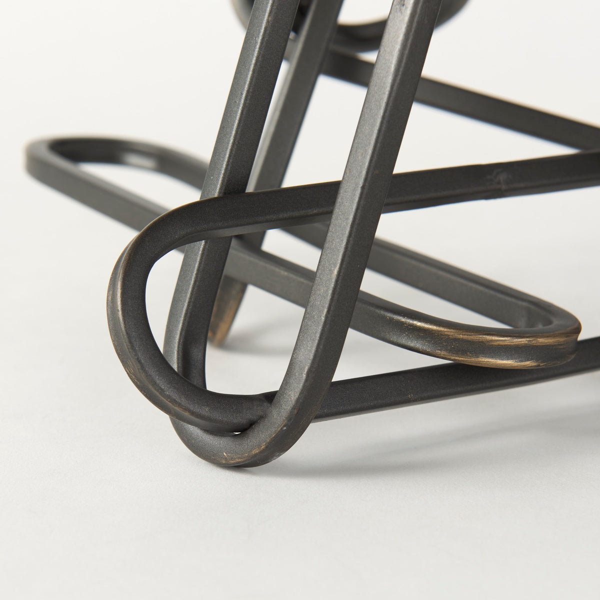 Henderson Black 7.7"H Metal Paperclip Decorative Object - Ornate Home