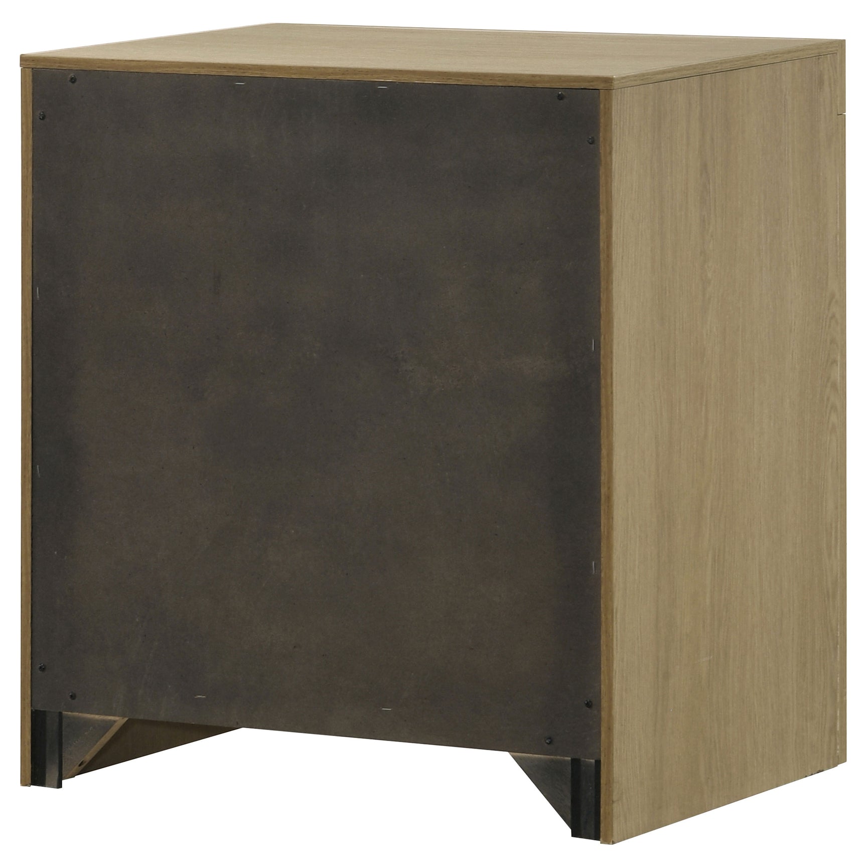 Hendricks Light Oak 1-drawer Nightstand Bedside Table with Cubby - Ornate Home