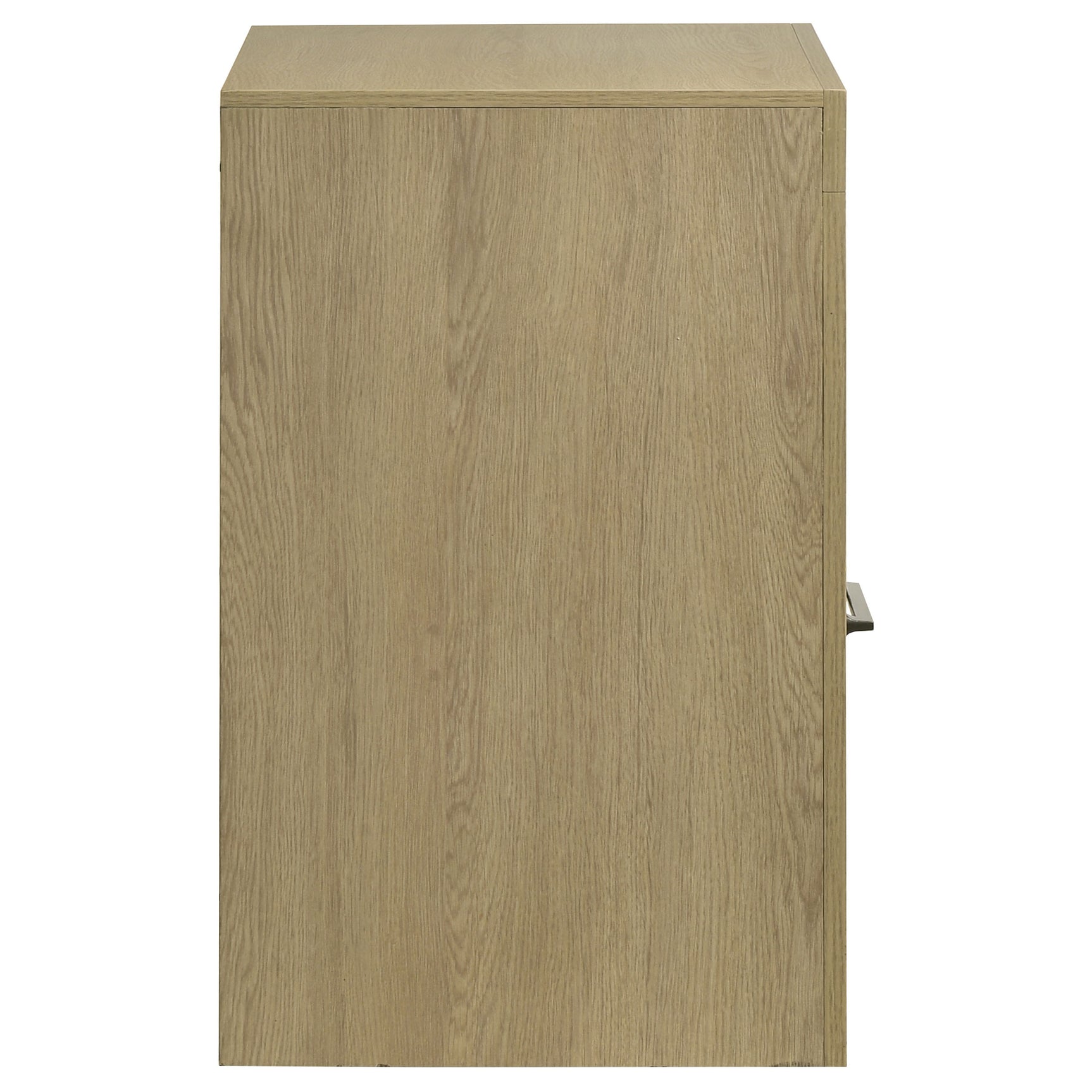 Hendricks Light Oak 1-drawer Nightstand Bedside Table with Cubby - Ornate Home