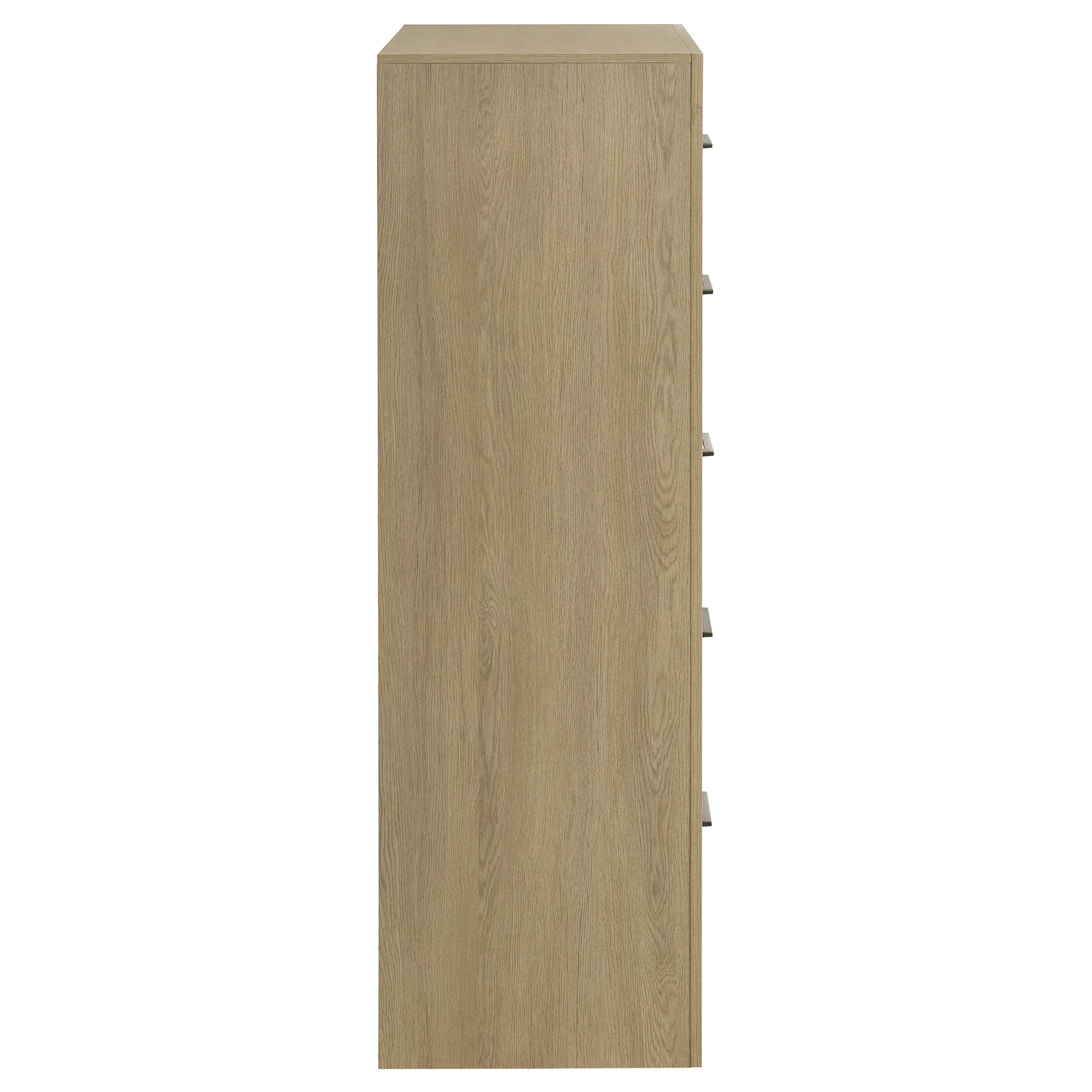 Hendricks Light Oak 5-drawer Bedroom Chest of Drawers - Ornate Home