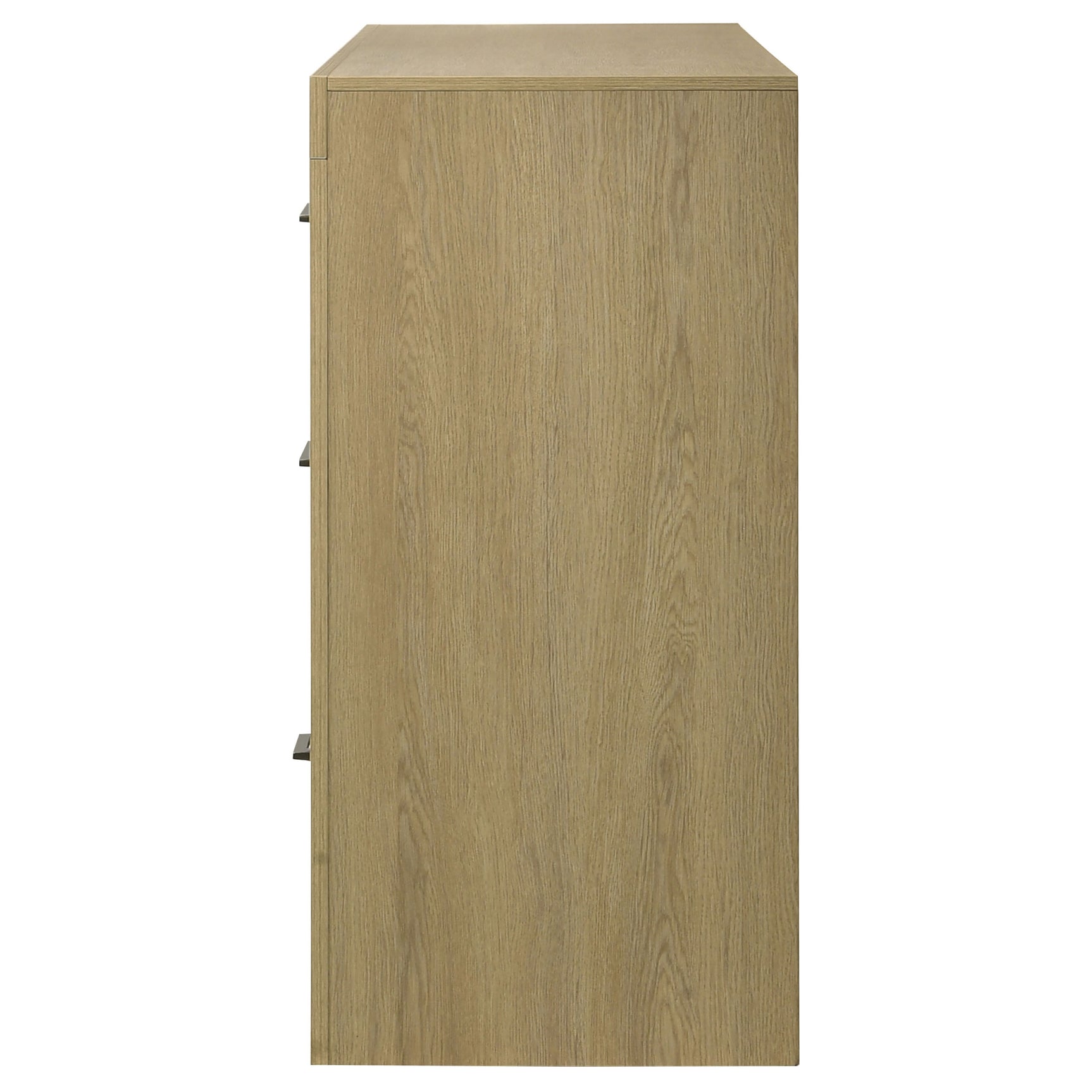 Hendricks Light Oak 6-drawer Bedroom Dresser Storage Cabinet - Ornate Home