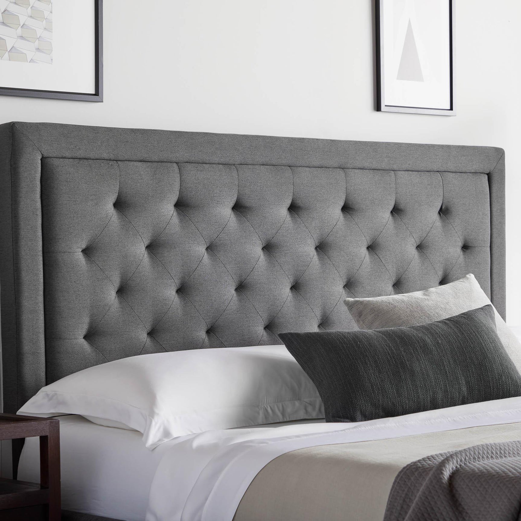 Hennessy Charcoal Queen Headboard - Ornate Home