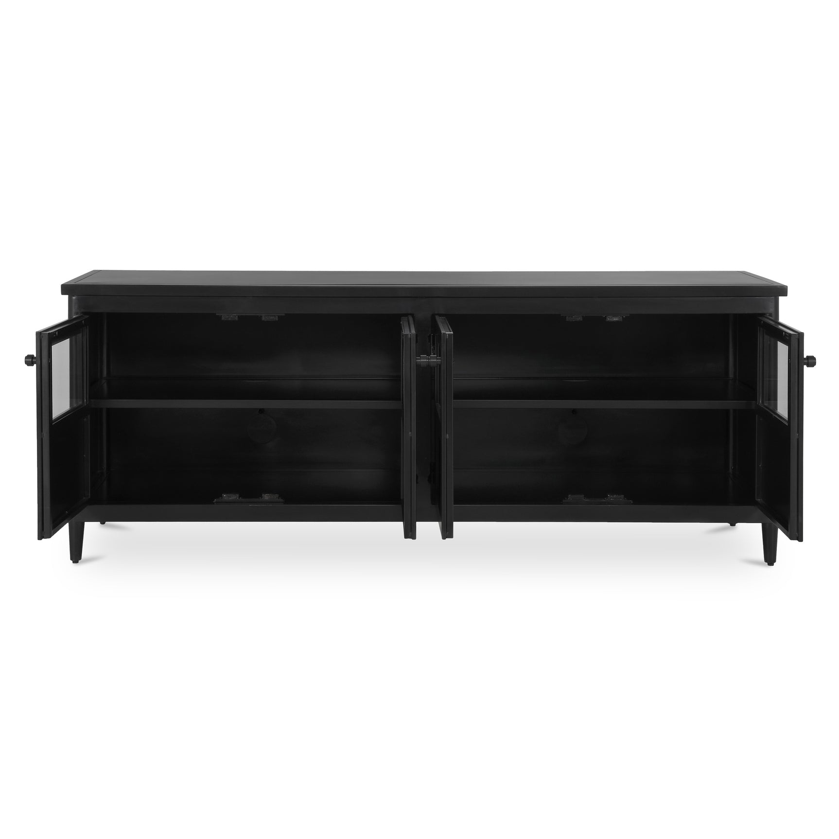 Henry Black Metal Media Unit - Ornate Home