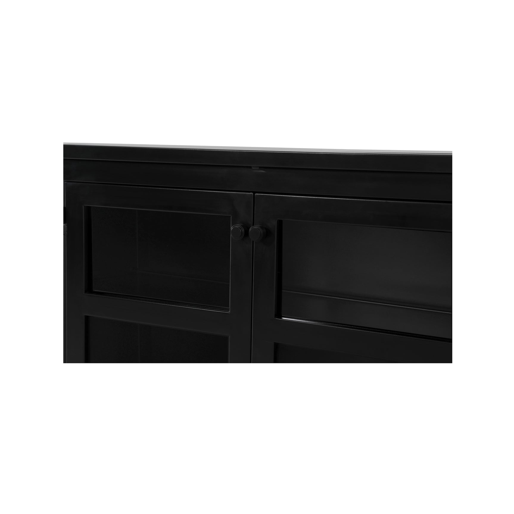 Henry Black Metal Media Unit - Ornate Home