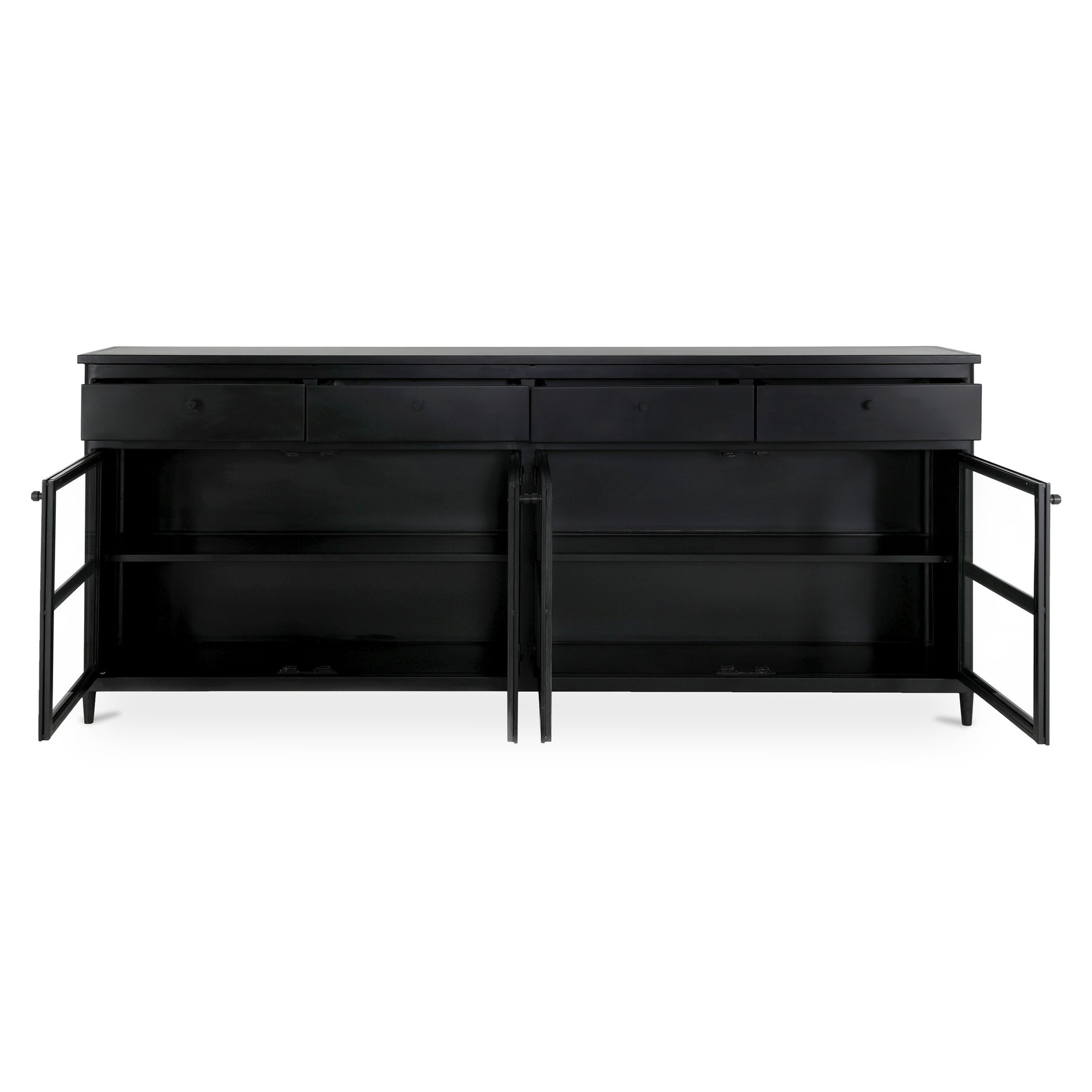 Henry Black Metal Sideboard - Ornate Home