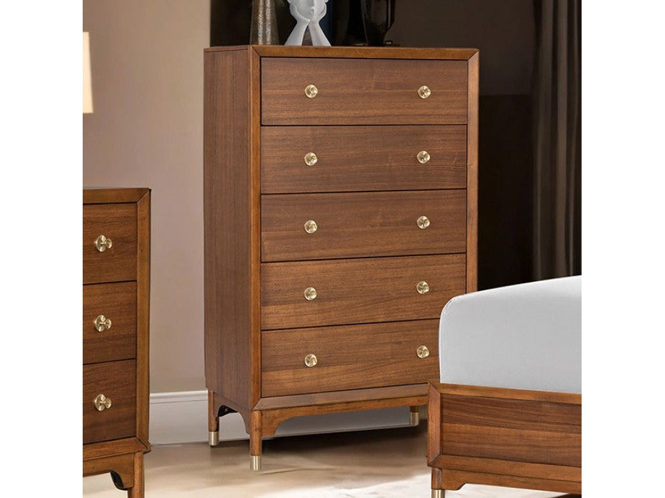 Hepburne Walnut Chest - Ornate Home