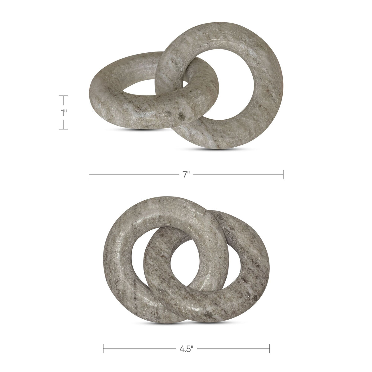 Hera Beige Marble Tabletop Decor - Ornate Home