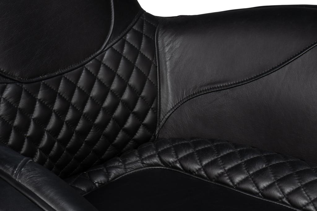 Hera Black Arm Chair - Ornate Home