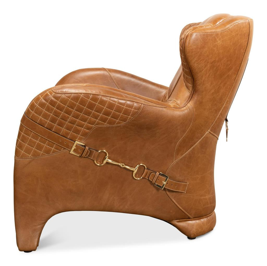 Hera Brown Arm Chair - Ornate Home
