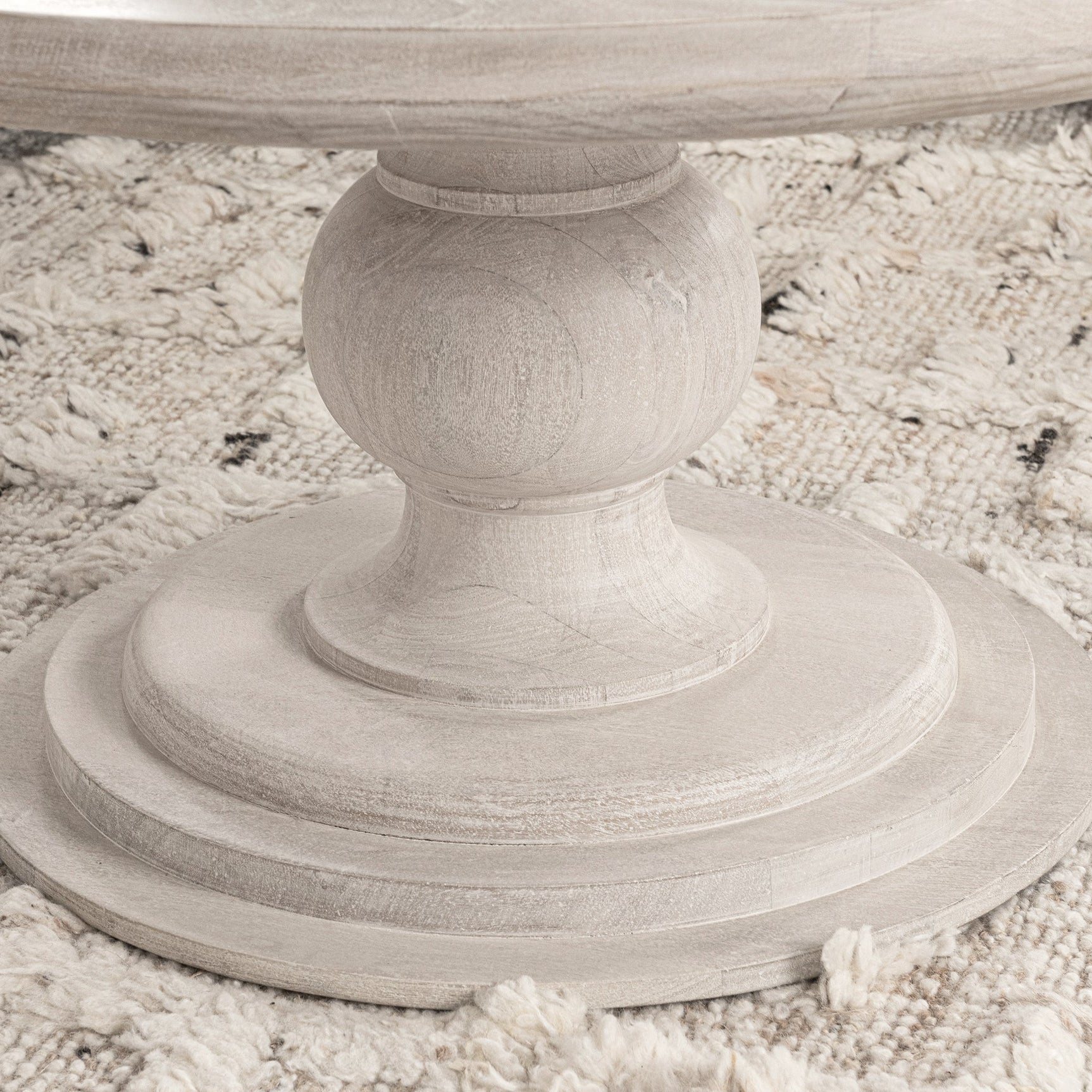 Hera Creamwood Coffee Table - Ornate Home