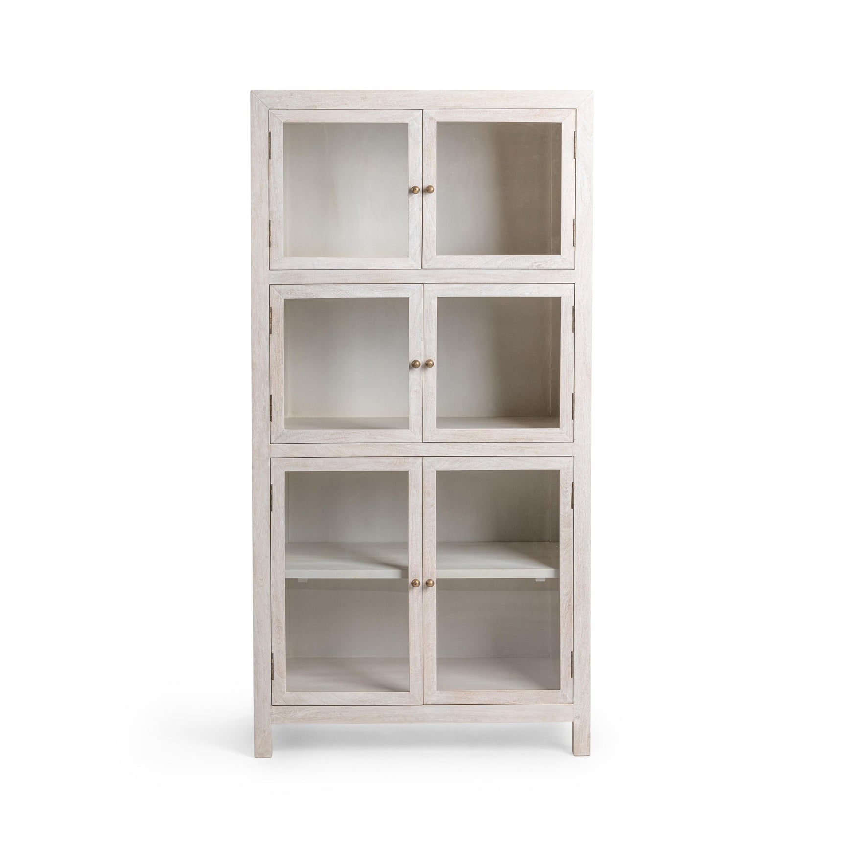 Hera Creamwood Display Cabinet - Ornate Home