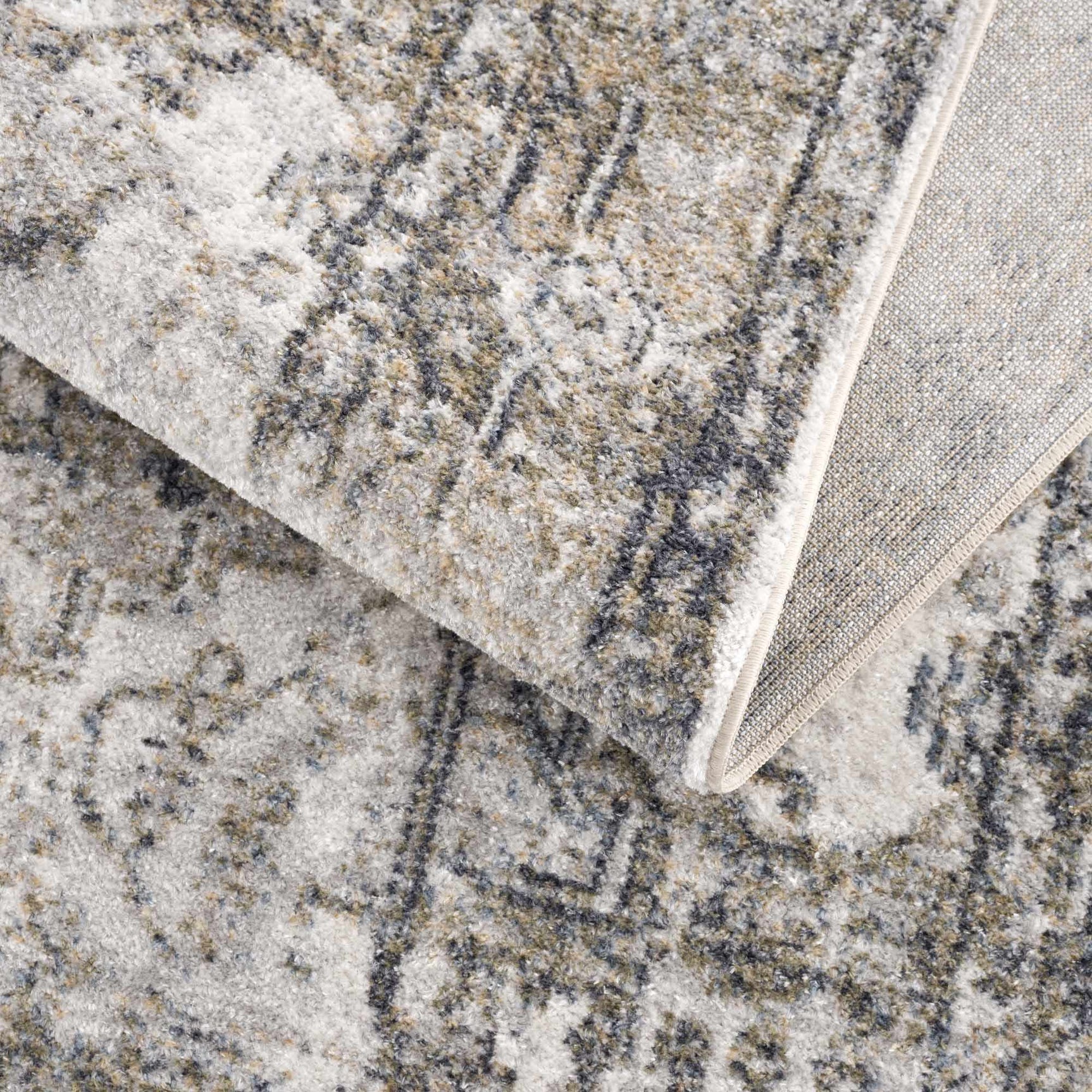 Hera Olive Boutique Washable Rug - Ornate Home