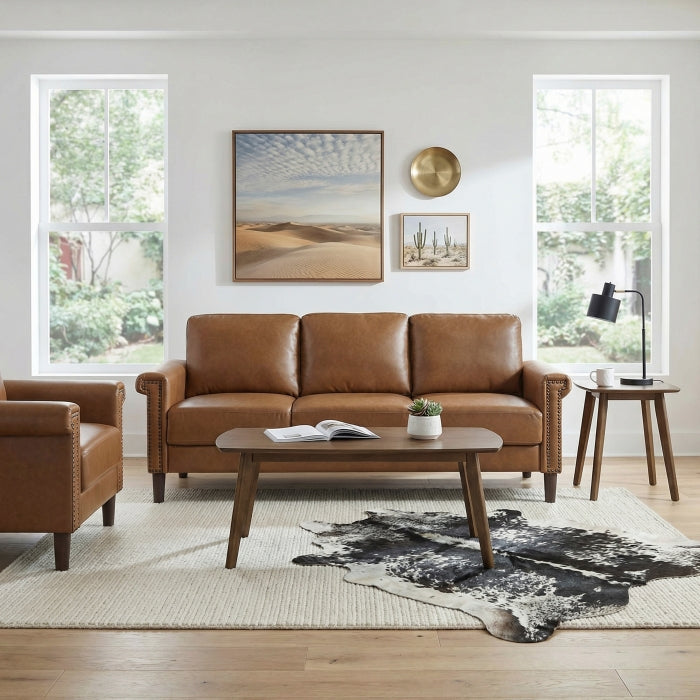 Heritage Brown Sofa - Ornate Home