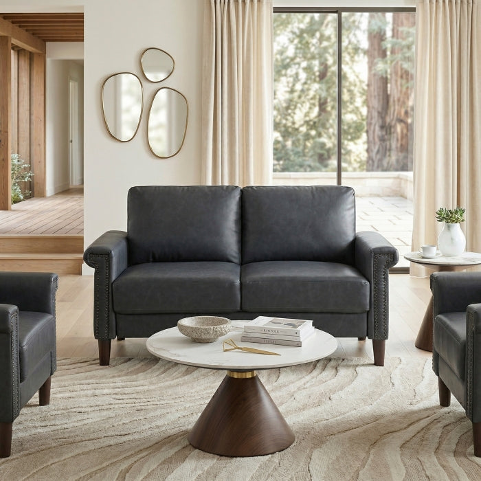 Heritage Gray Loveseat