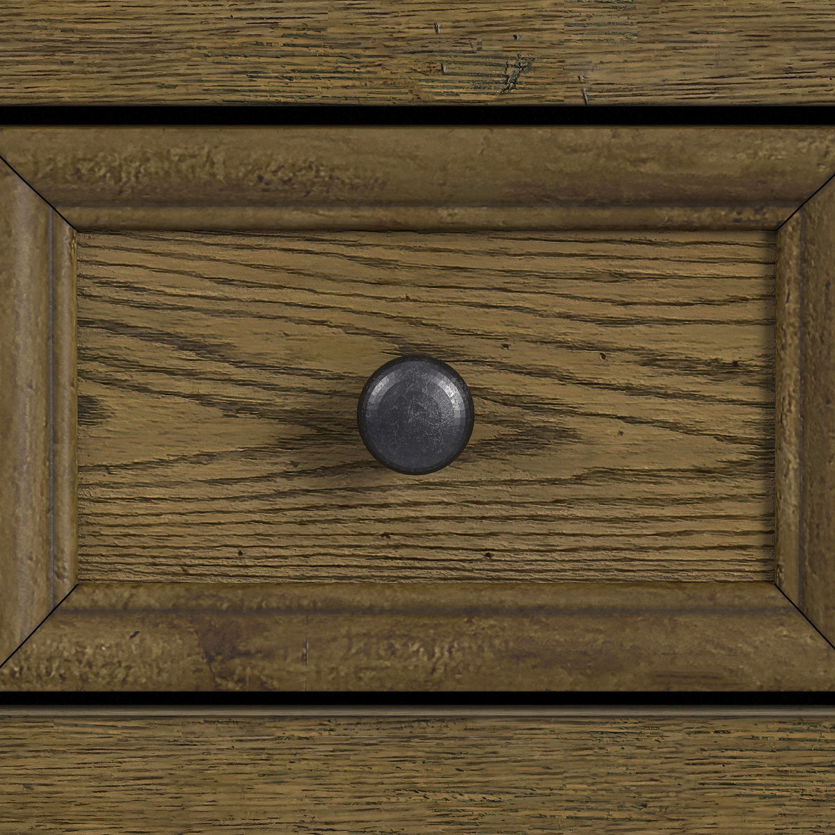 Heritage Oak Brown Square Coffee Table with Casters - Ornate Home
