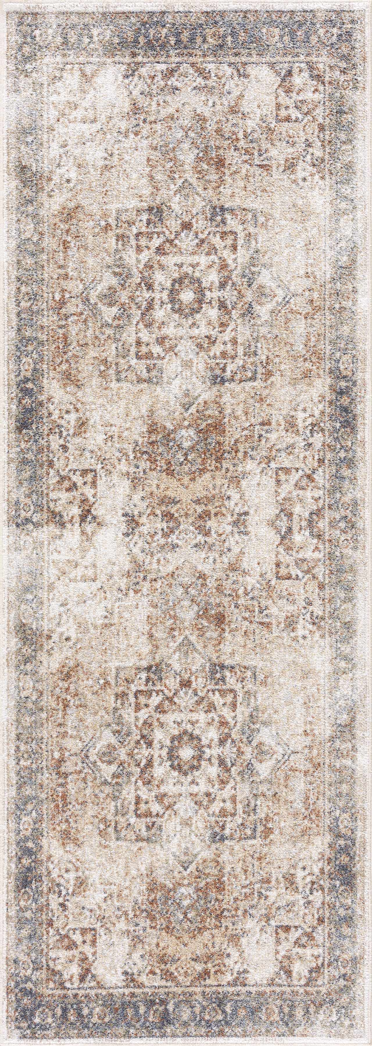 Heritage Style Flat Pile Washable Rug - Ornate Home