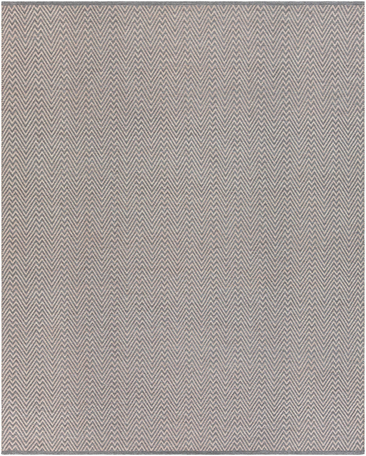 Herlong Charcoal Herringbone Outdoor Rug - Clearance - Ornate Home