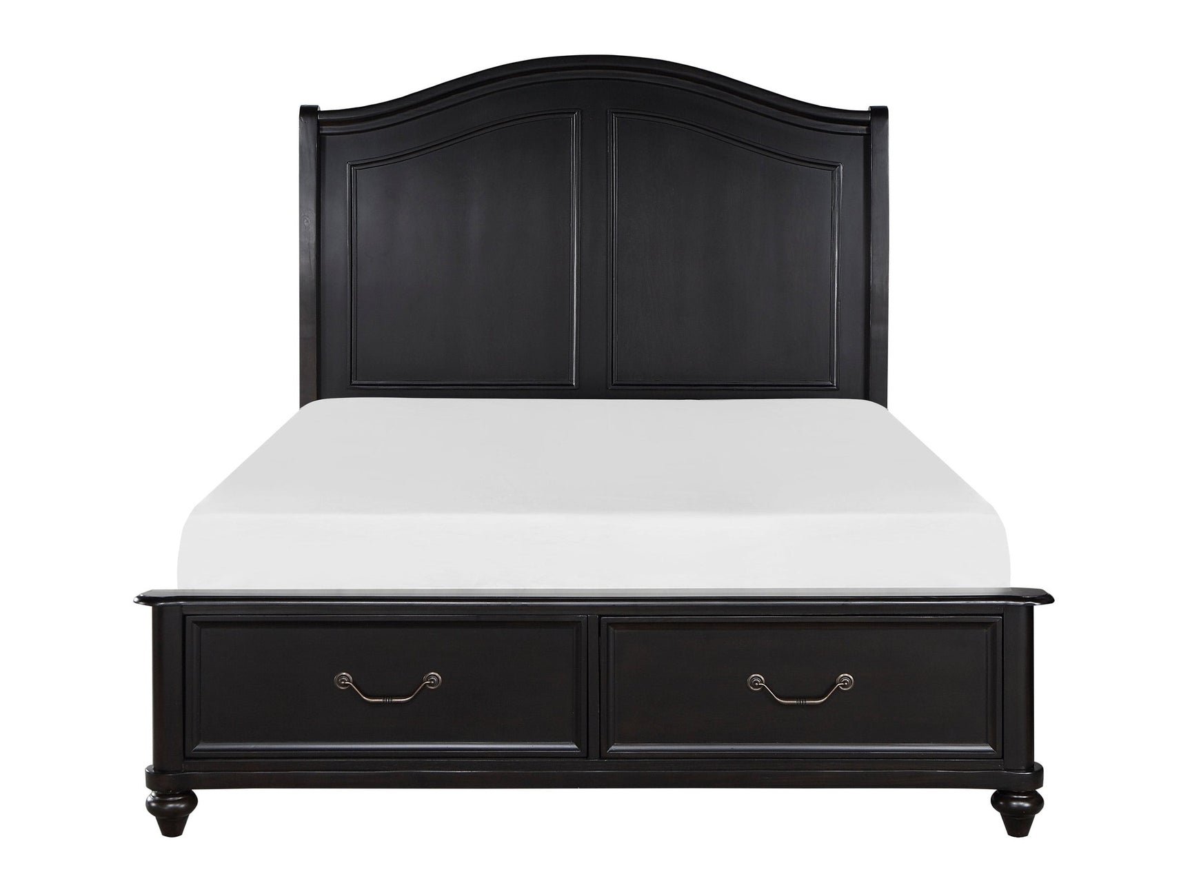 Herman Charcoal Brown California King Platform Bed - Ornate Home