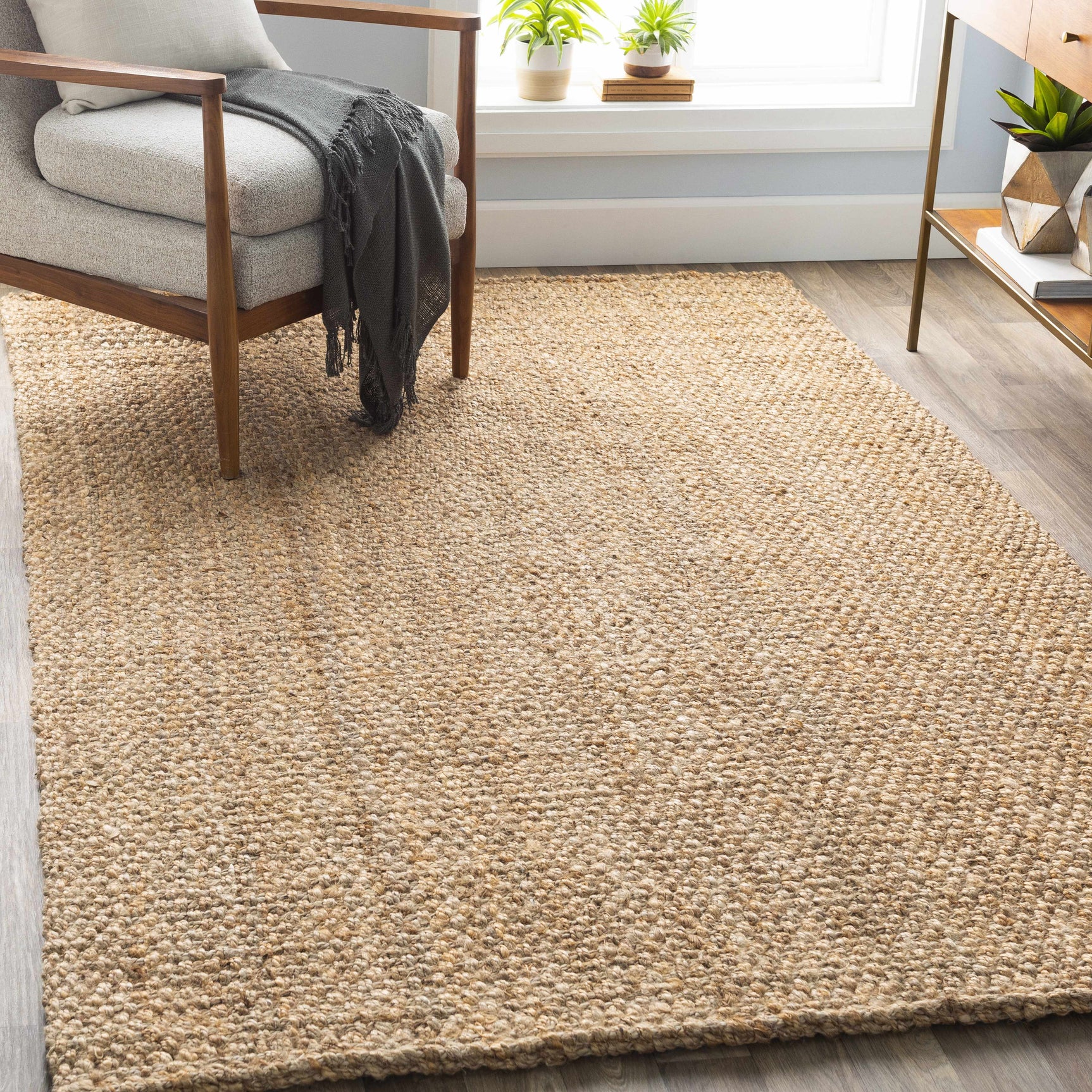 Herndon Braided Jute Rug - Ornate Home