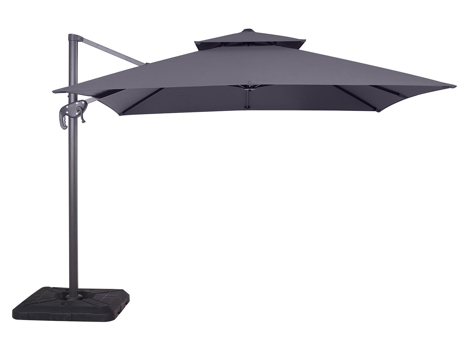 Hero Gray Square Umbrella (Base) - Ornate Home