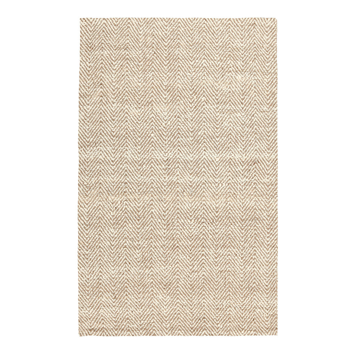 Herringbone Chenille Ivory/Natural Rug - Ornate Home