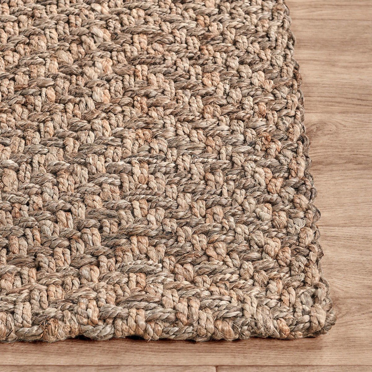 Herringbone Natural Rug - Ornate Home