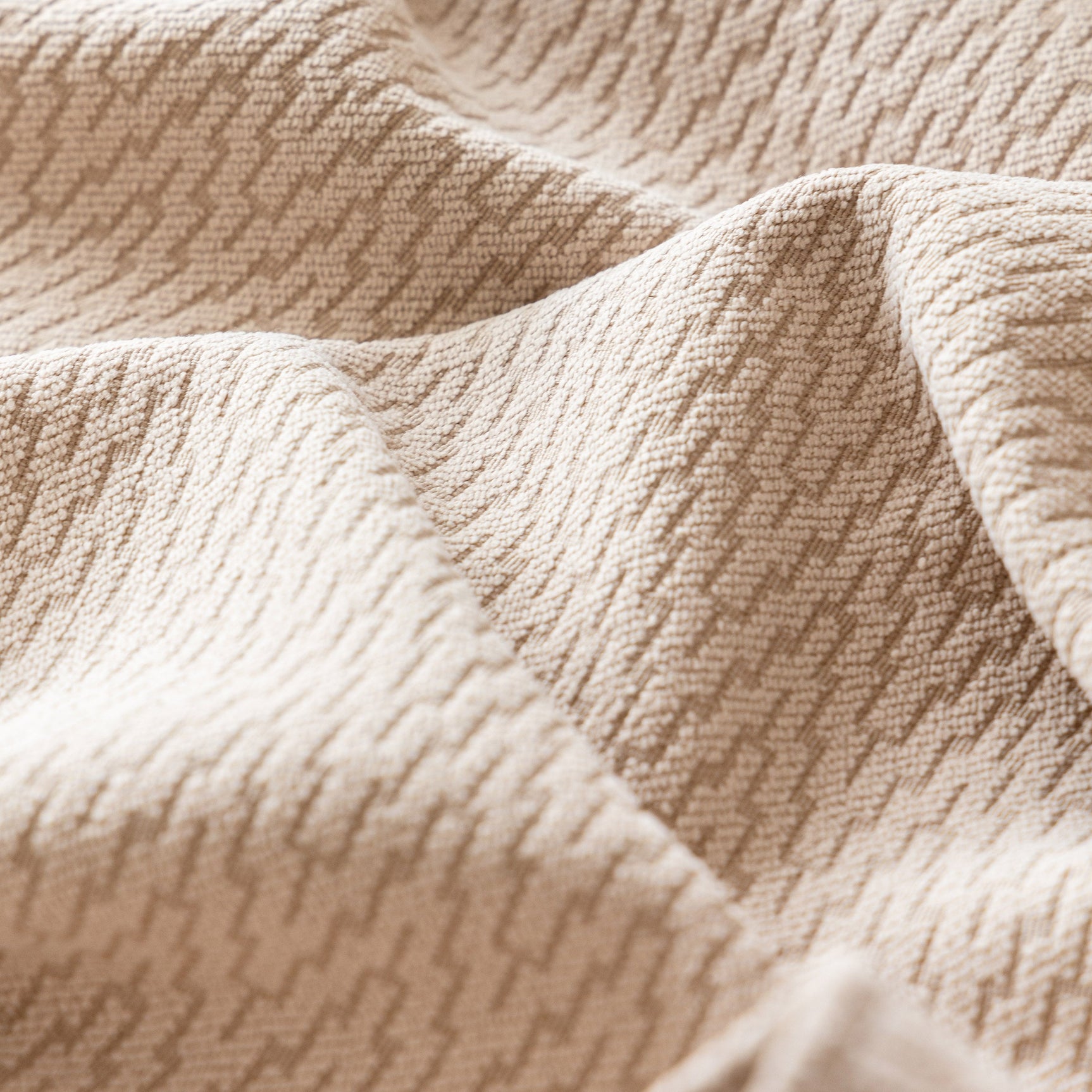 Herringbone Textured Sofa Throw Blanket, Durable Pet Friendly Modern Couch Slipcover - Ornate Home