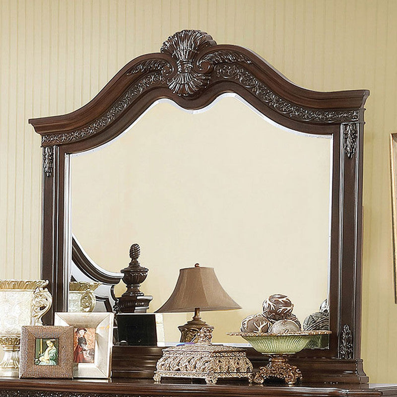 Hesperos Brown Cherry Mirror - Ornate Home