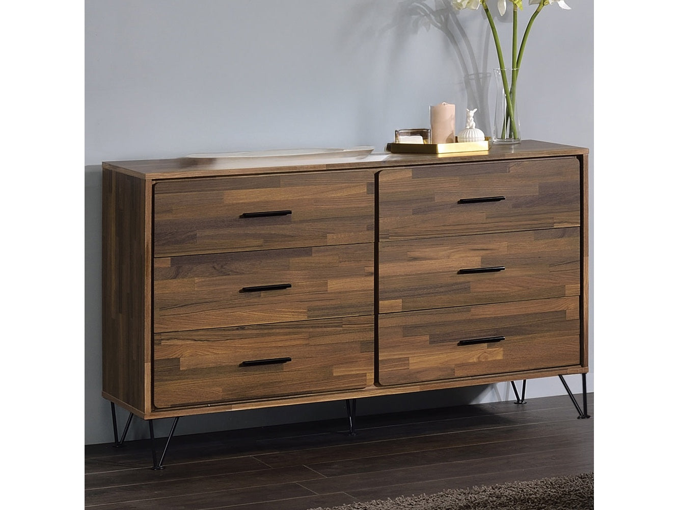 Hestia Walnut Dresser - Ornate Home