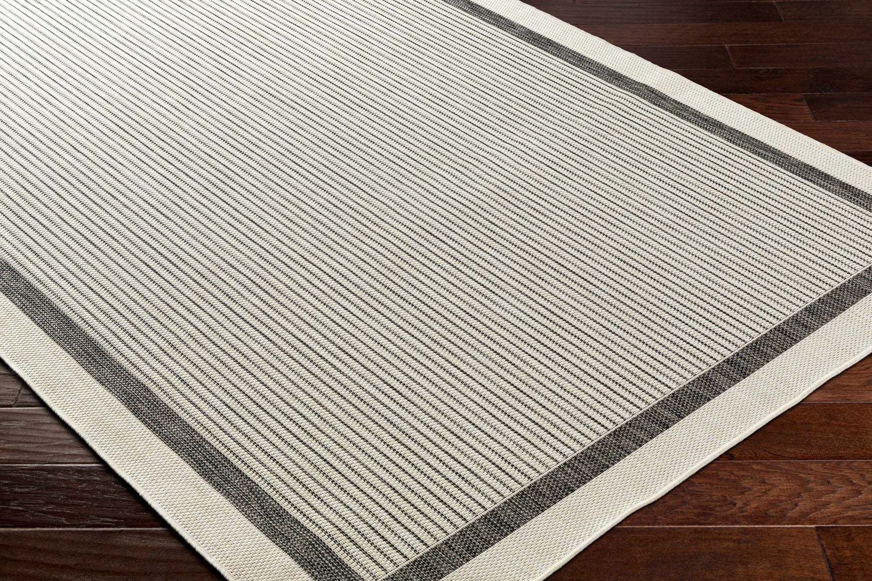Hevel Black & White Outdoor Area Rug - Clearance - Ornate Home