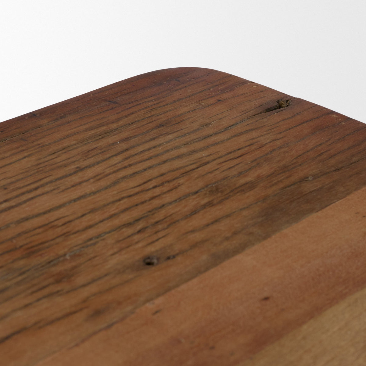 Hewitt Brown Square Smooth Reclaimed Wood Side Table