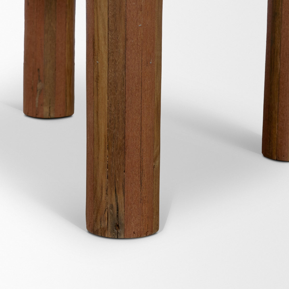 Hewitt Brown Square Smooth Reclaimed Wood Side Table