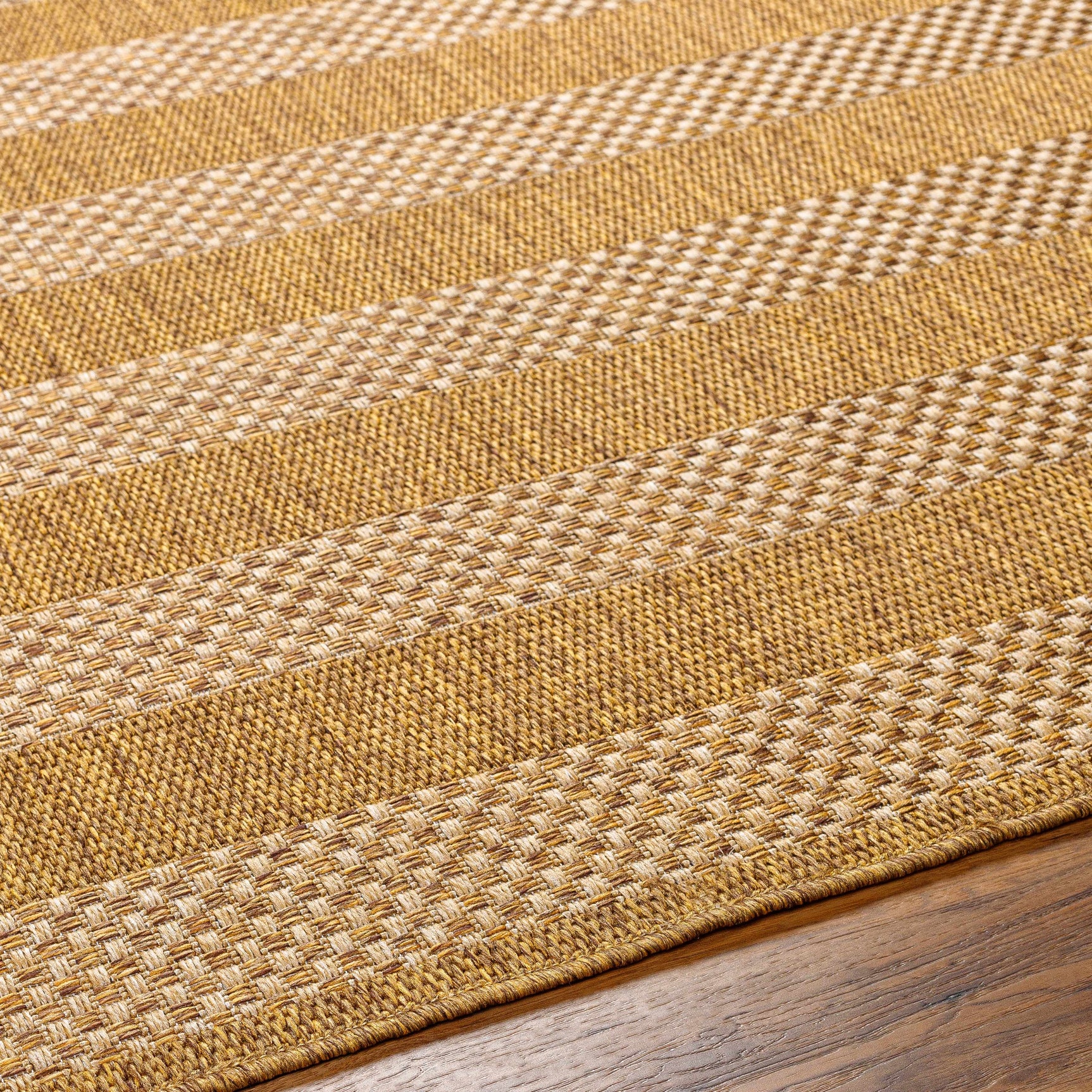Hiero Flatweave Faux Jute Outdoor Rug - Ornate Home