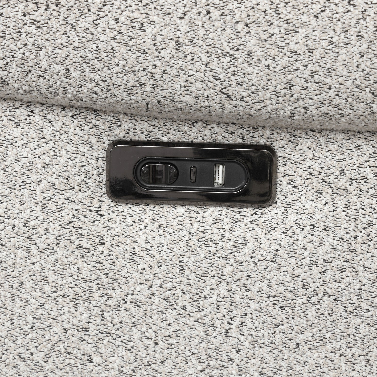 Hieronimus Light Gray Power Sectional - Ornate Home