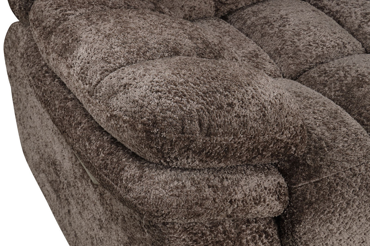 Hieronymus Dark Brown Power Sectional - Ornate Home