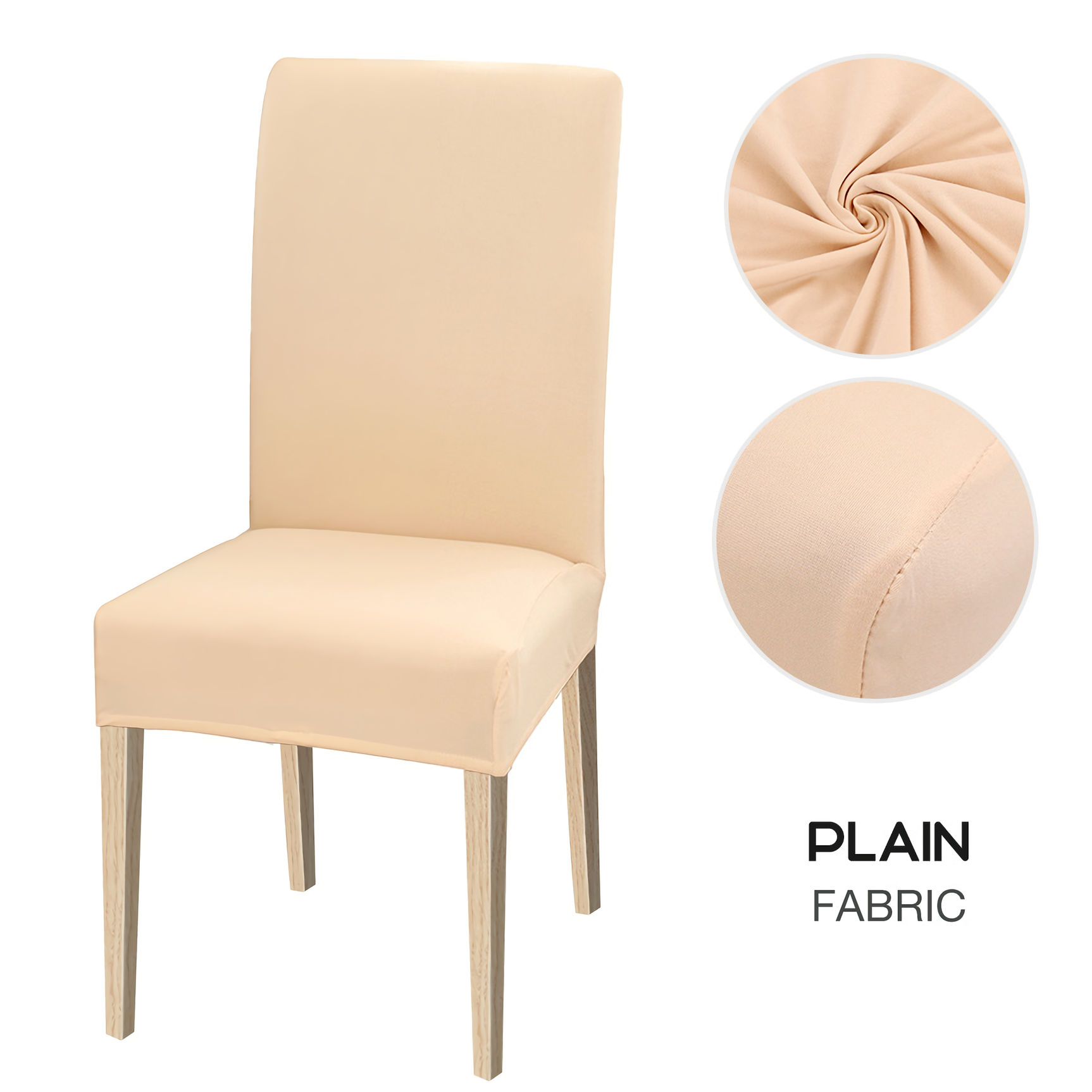High Stretch Dining Chair Cover, 1/2/4/6pcs Jacquard Spandex Slipcover - Ornate Home