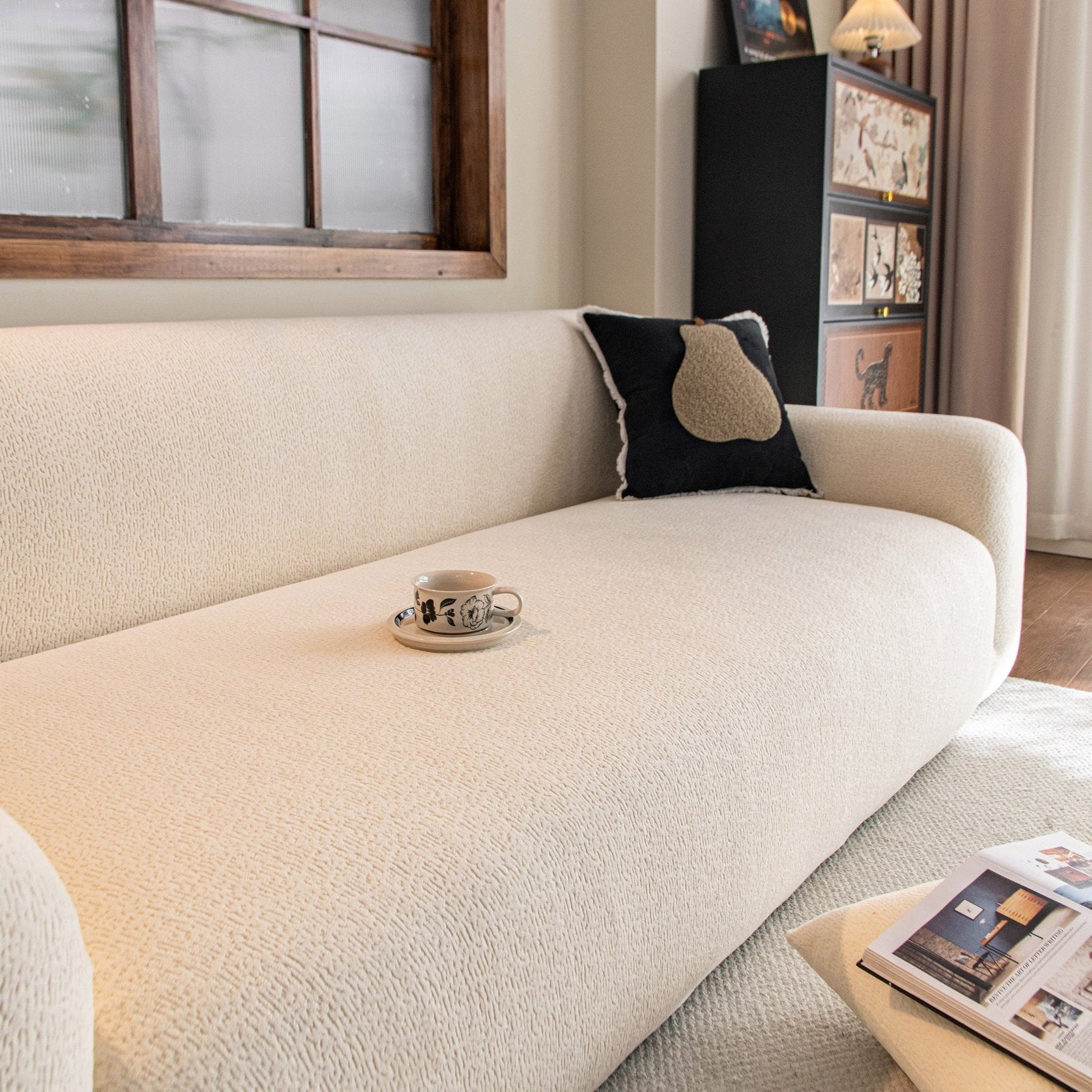 High Stretch Sofa Slipcover, Non Slip Couch Sofa Cover Washable Furniture Protector - Ornate Home