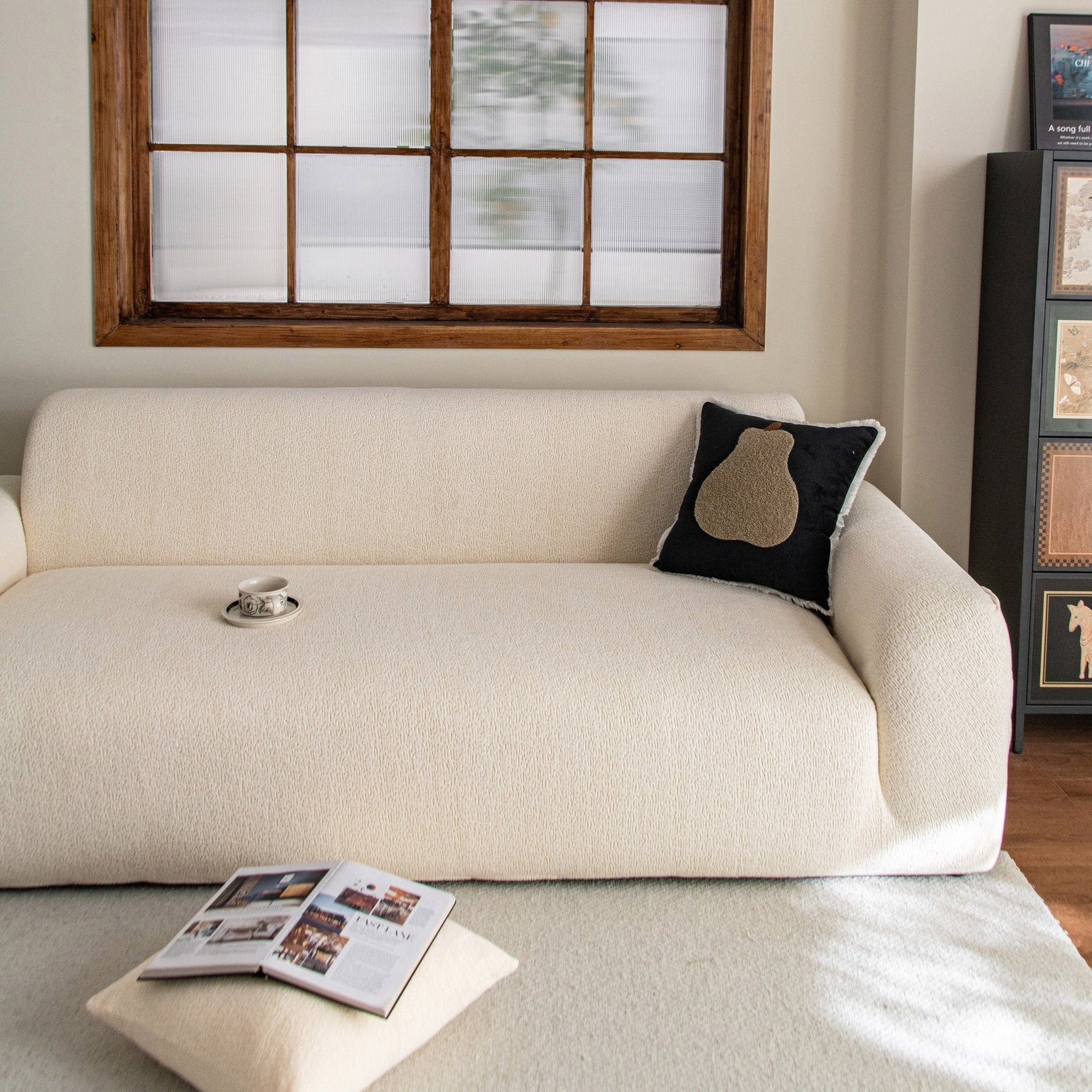 High Stretch Sofa Slipcover, Non Slip Couch Sofa Cover Washable Furniture Protector - Ornate Home