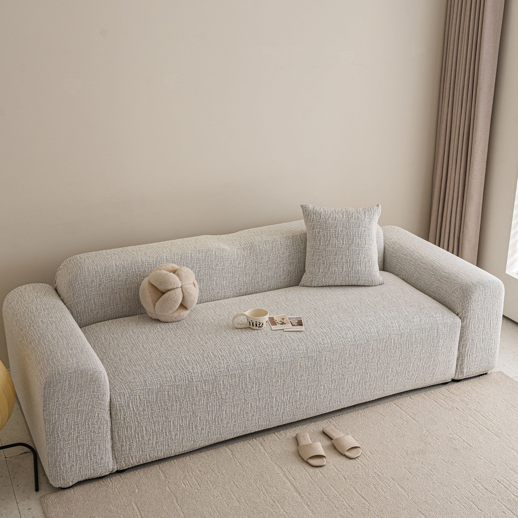 High Stretch Washable Slipcover, Non-Slip Washable Furniture Protector for Kids Pets - Ornate Home
