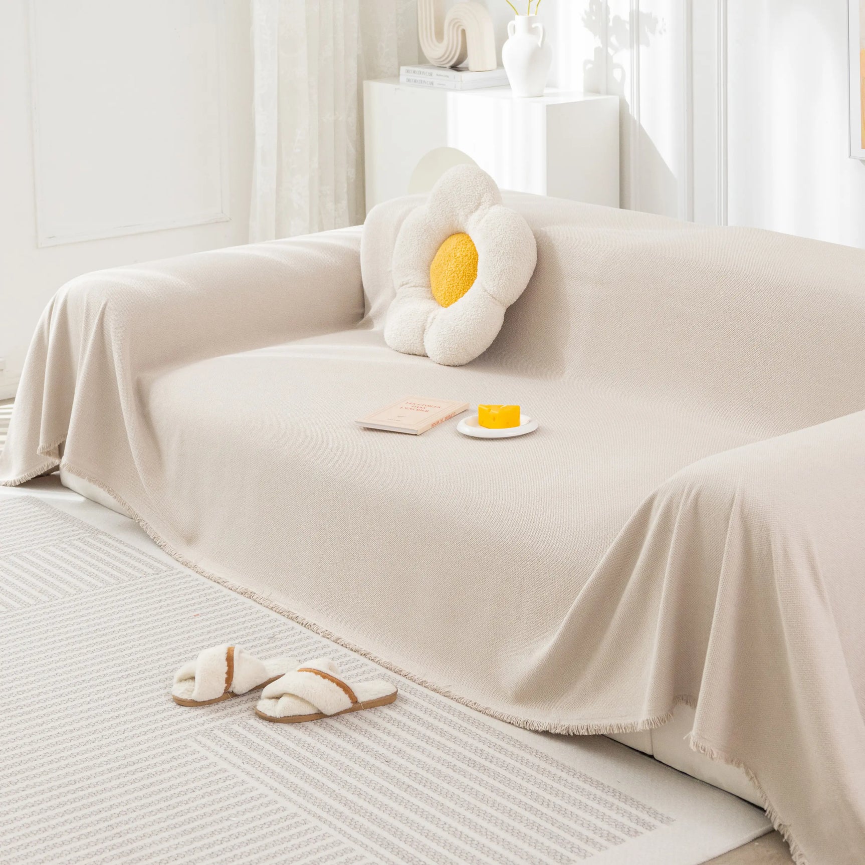 High-Tech Fabric Splash-Resistant Pet Furniture Covers for Sectionals, Dustproof Blanket for Couch - Ornate Home