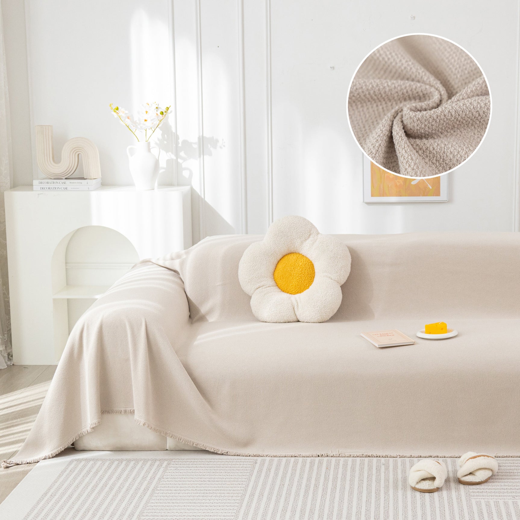 High-Tech Fabric Splash-Resistant Pet Furniture Covers for Sectionals, Dustproof Blanket for Couch - Ornate Home