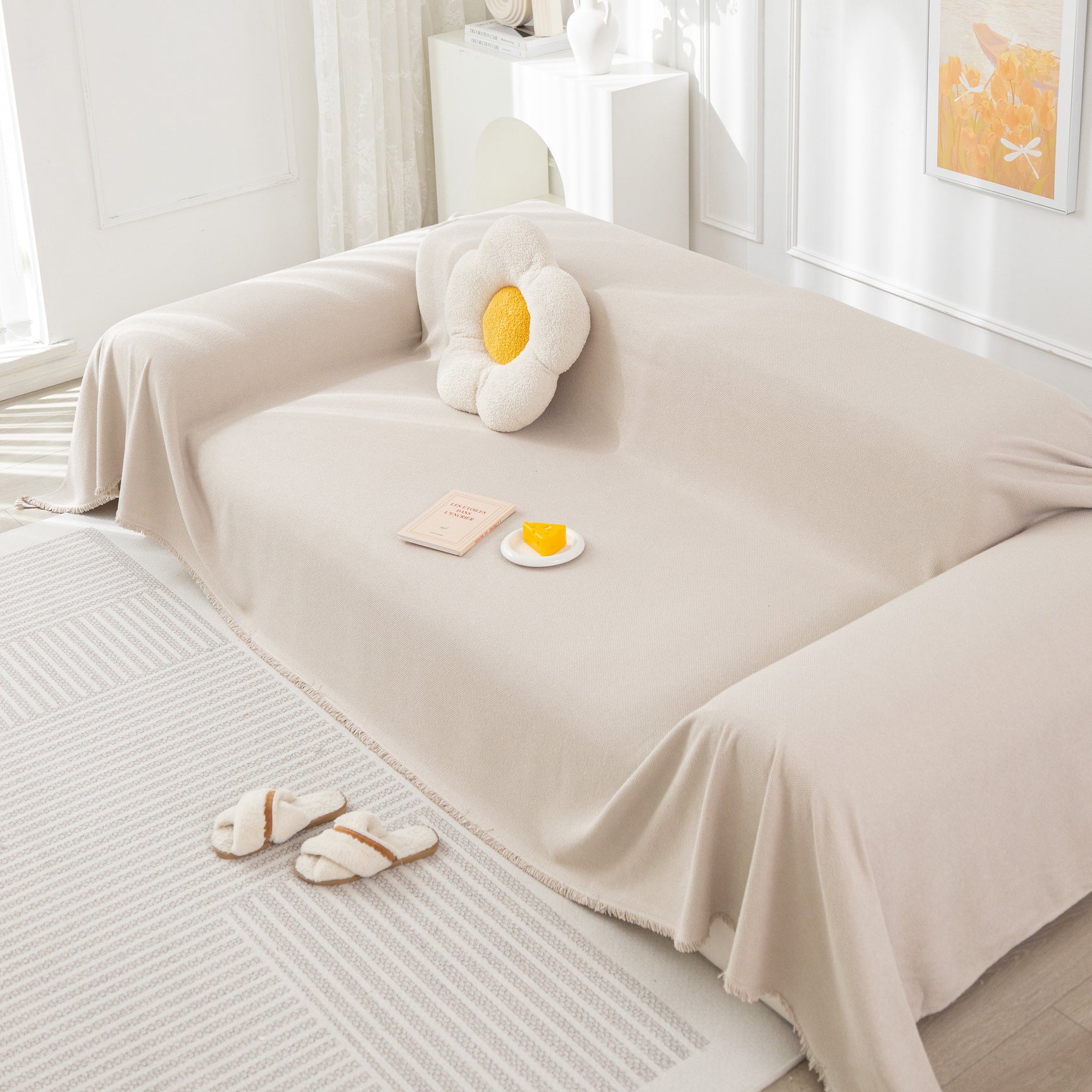 High-Tech Fabric Splash-Resistant Pet Furniture Covers for Sectionals, Dustproof Blanket for Couch - Ornate Home
