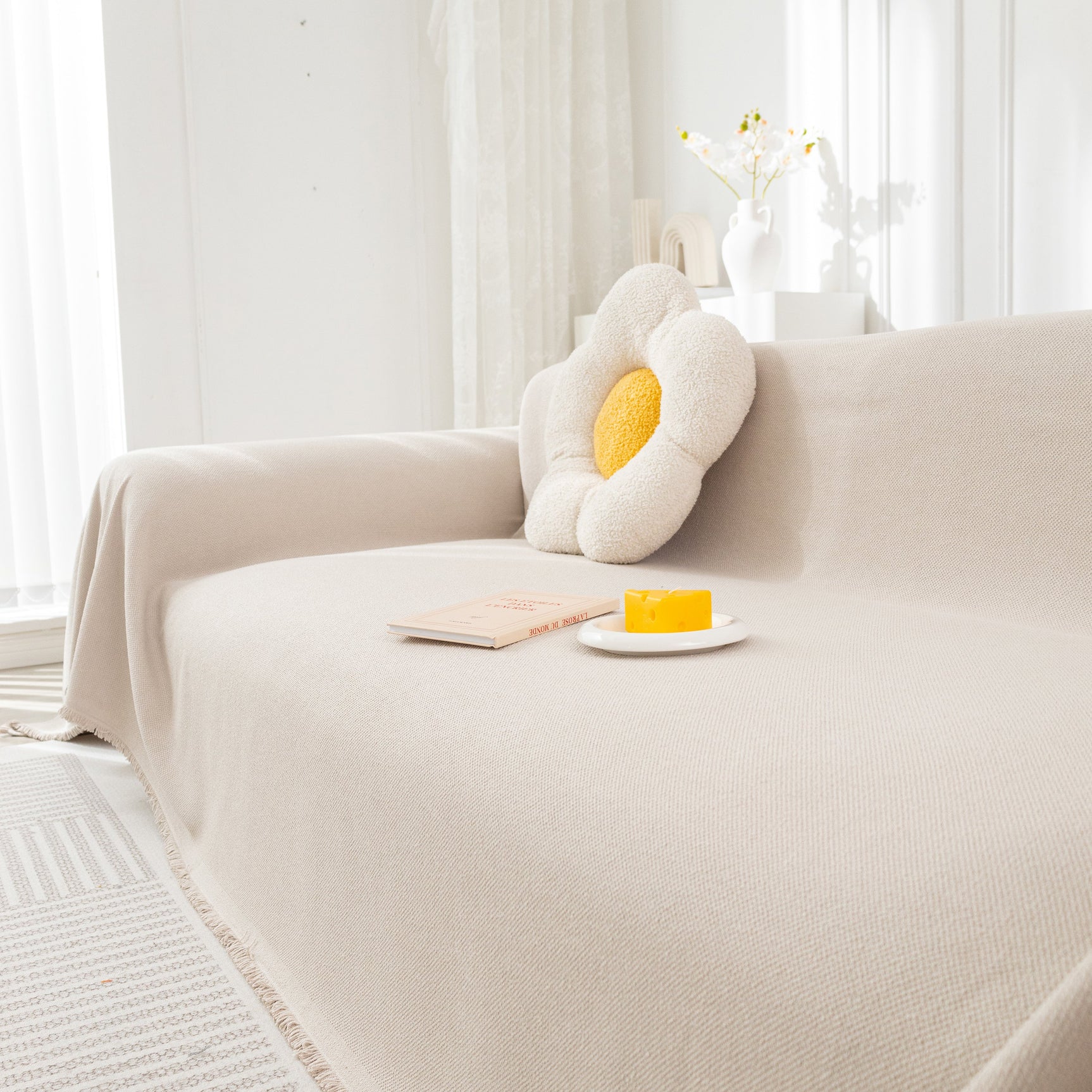 High-Tech Fabric Splash-Resistant Pet Furniture Covers for Sectionals, Dustproof Blanket for Couch - Ornate Home